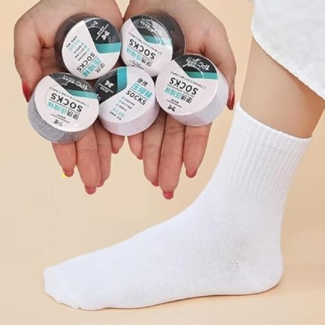 50 Pairs 🧦 Disposable Cotton Socks – Fresh & Hygienic ❤️