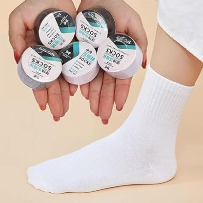 50 Pairs 🧦 Disposable Cotton Socks – Fresh & Hygienic ❤️