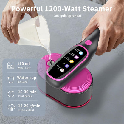 2-in-1 Steam Iron & Garment Steamer – Wrinkle-Free in Seconds